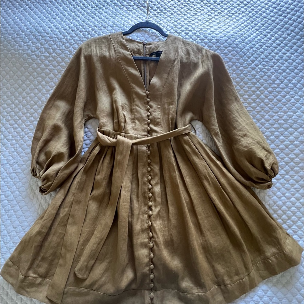 Banana Republic Elegant Button-Front Midi Dress – Worn Once